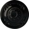 Ekena Millwork Athens Ceiling Medallion (Fits Canopies up to 3 5/8"), Hand-Painted Black Pearl, 26 1/4"OD x 3 1/4"P CM27ATBPS - alternate 1